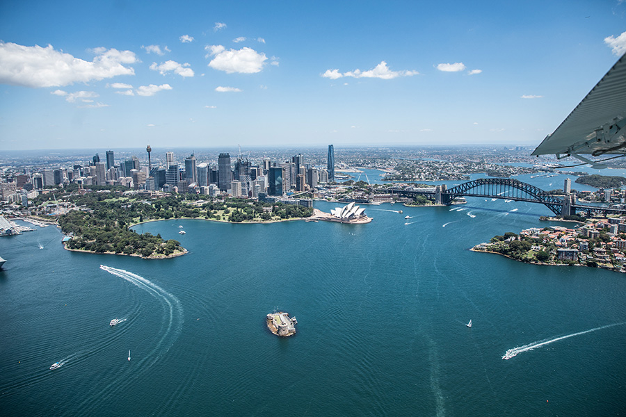 Sydney is the largest city in Australia and is known for its beautiful beaches