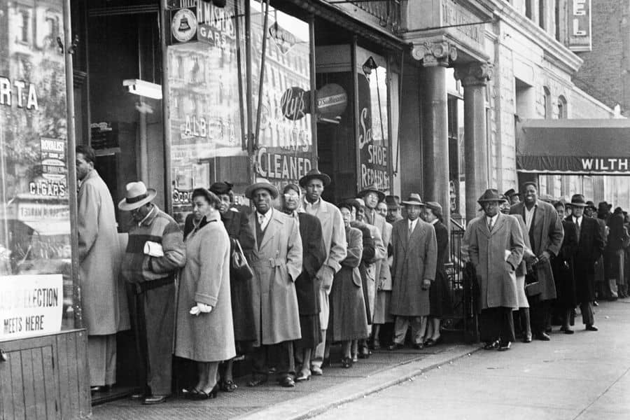 Which act granted African American men the right to vote?