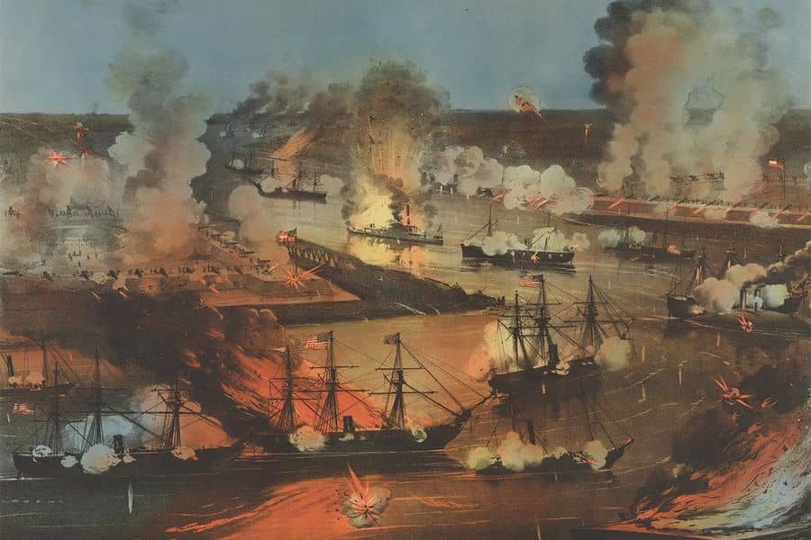 Which war was fought between the North and South in the U.S.?