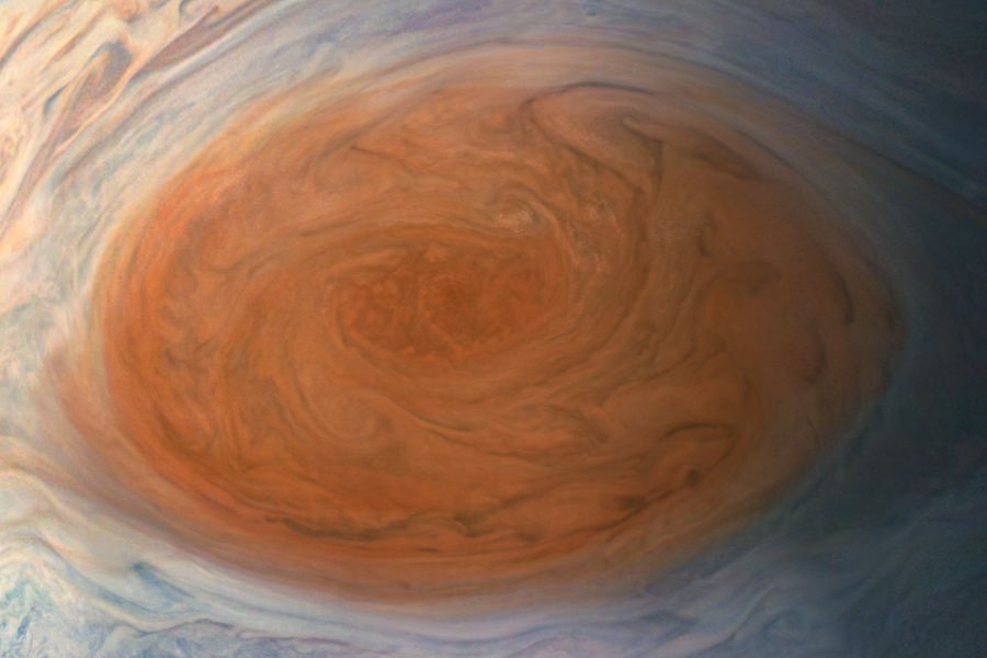 Which planet is known for having a Great Red Spot?