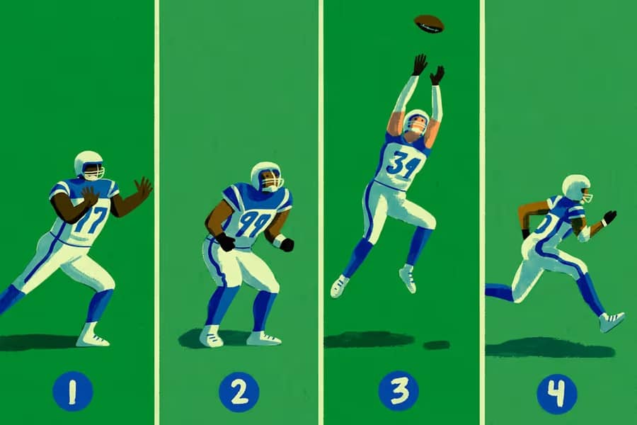 In football, what playing position leads the offensive team?