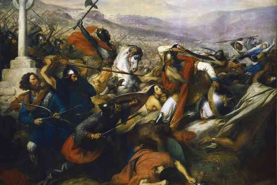 The Battle of Tours took place in which present-day country?