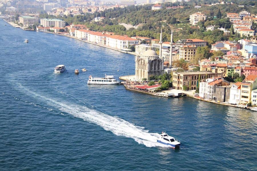 The Bosporus separates Europe from which continent?