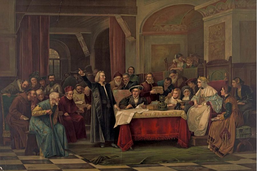 The Treaty of Tordesillas divided newly explored lands between which two nations?