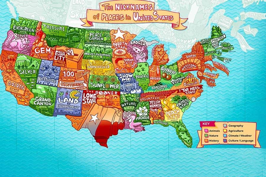 Which U.S. state is known as the “Sunshine State”?