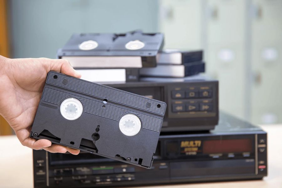 What year did VHS debut in America?