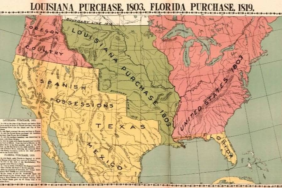 Which U.S. president purchased Louisiana from France?