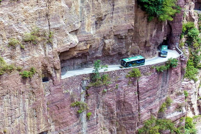 Guoliang Tunnel Road, China - Most Dangerous Roads in the World