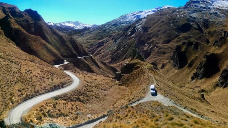 Skippers Canyon Road, New Zealand - Most Dangerous Roads in the World