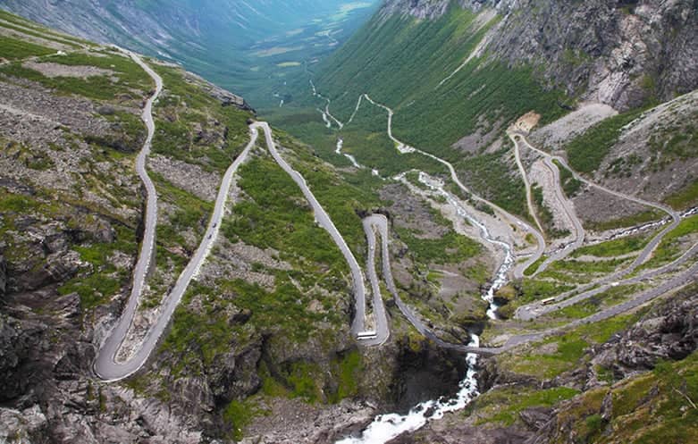 Trollstigen, Norway - Most Dangerous Roads in the World